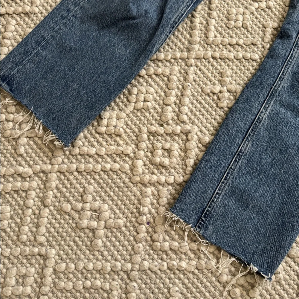 Agolde Blue Denim Jeans - Picture 3 of 4